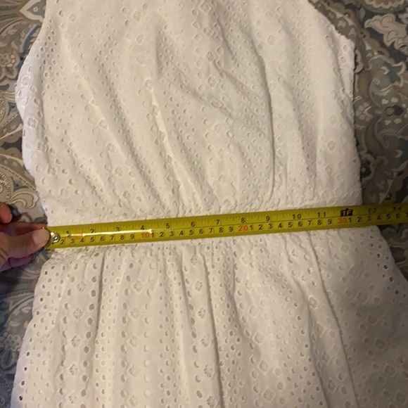 J.Crew white eyelet dress lined - Picture 8 of 9